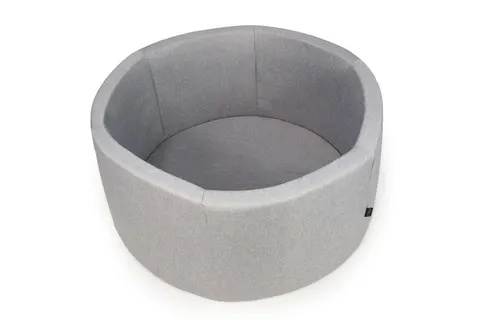 Basen okrągły JASNY SZARY koło śr. 90 cm wys. 40 cm BEZ PIŁEK