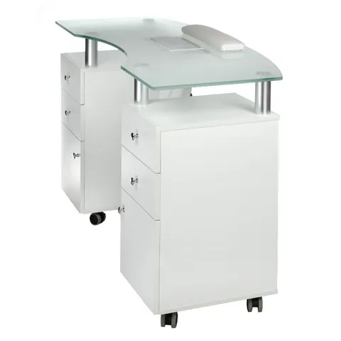 SBS Stolik do manicure z pochłaniaczem BD-3453+P BIAŁY