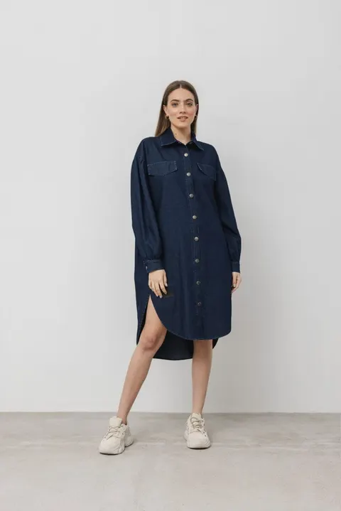 Sukienka JEANSOWA granatowa -50%