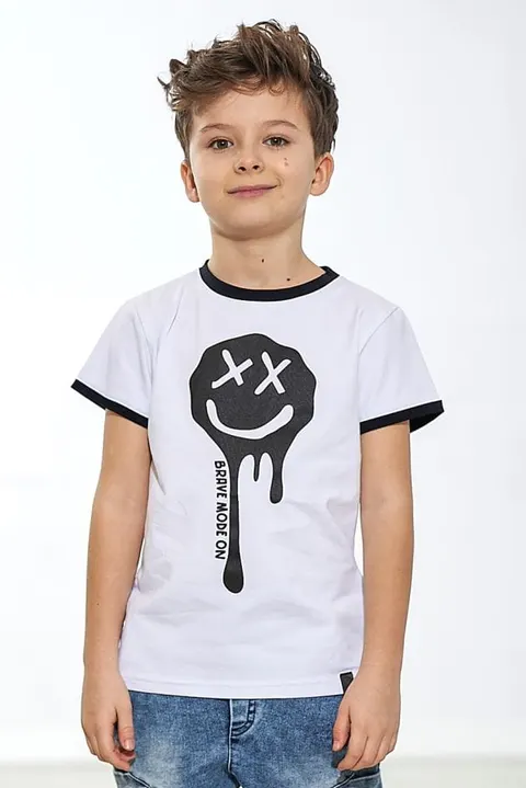 T-Shirt BIAŁY smile