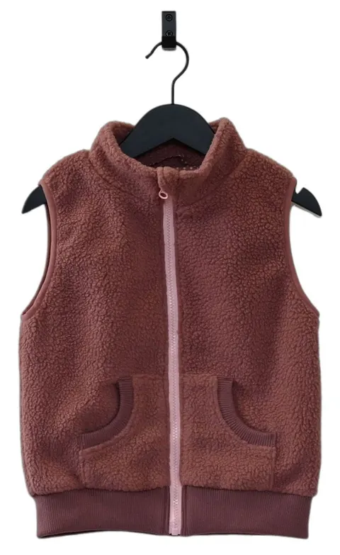 Kamizelka polarowa DARK ROSE / PINK ocieplacz z polaru