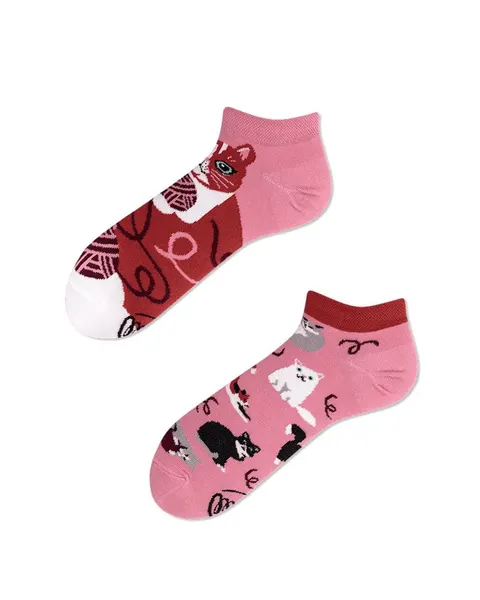 Skarpetki stopki PLAYFUL CAT LOW | Many Mornings