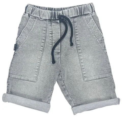 Szorty 085-24 SHORTS JEANS / GRAY