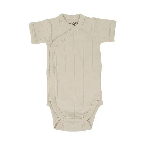 Body kopertowe z krótkim rękawem BIRCH śmietankowe Romper Tribe Solid SS