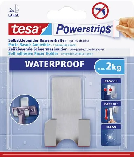 TESA Powerstrips metalowy uchyt waterproof