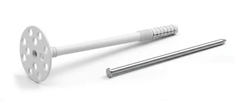 Kołki do styropianu 22 cm Metalowy Trzpień 250 szt