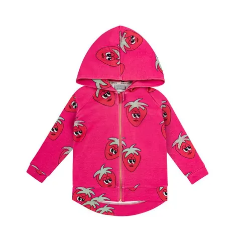 Bluza z kapturem TRUSKAWKA RÓŻ - STRAWBERRY PINK / HOODIE