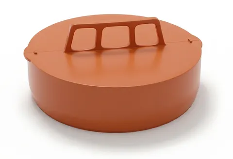 Korek PVC-U kanalizacyjny 110 z uchwytem, SN10