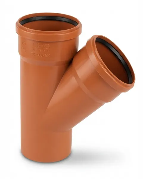 Trójnik PVC-U kanalizacyjny 110x110/45°