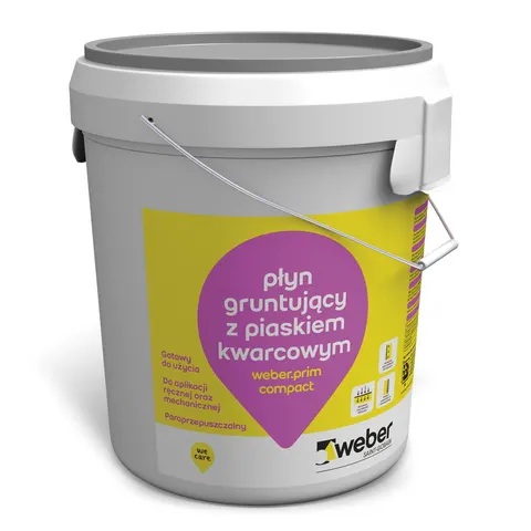 Grunt pod tynk elewacyjny WEBER.prim compact, 20 kg