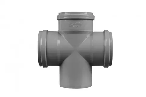 Czwórnik PP kanalizacyjny 110x110x110/90°