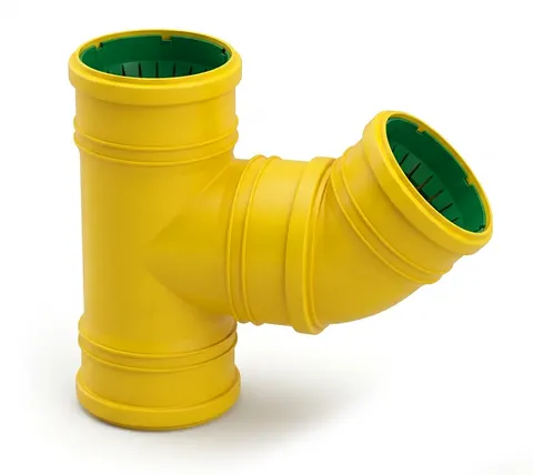 Trójnik drenarski uniwersalny DN80-100/45°