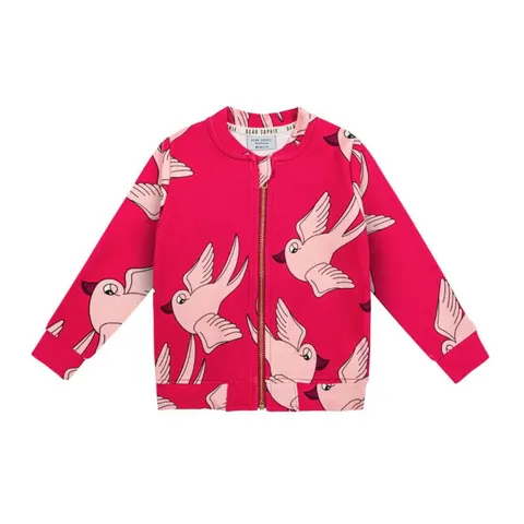 Bomberka JASKÓŁKA CZERWONA - SWALLOW RED / BOMBER JACKET