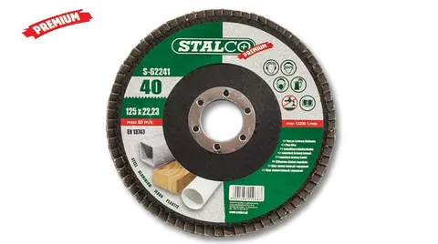 Tarcza listkowa ALOTEX STALCO 125 gr. 40
