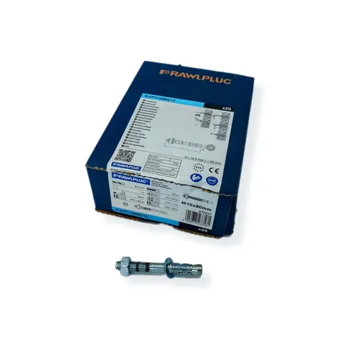 Rawlplug - R-XPT-10080/10 - Kotwa opaskowa M10x80 mm stal węglowa