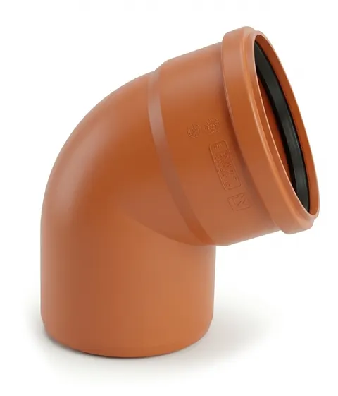 Kolano PVC-U kanalizacyjne 200/67°, SN10