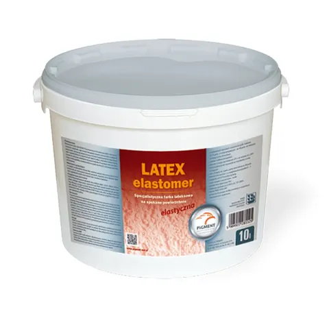 Farba PIGMENT LATEX ELASTOMER 10L biała mat