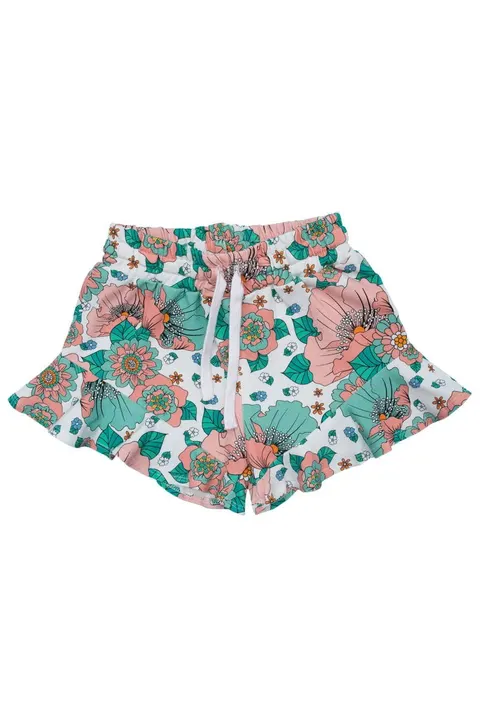 Szorty Minni Shorts RETRO FLOWERS