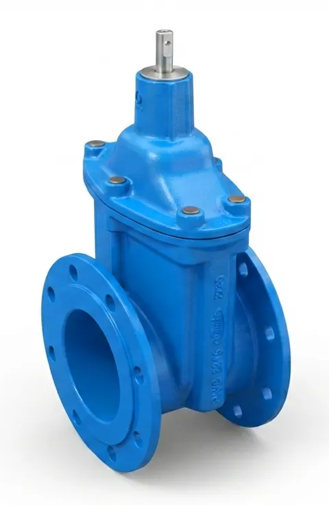 Zasuwa kołnierzowa DN 150 do wody, krótka F4, HAWLE typ 4000 E1