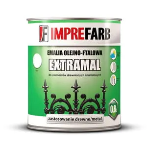 Farba emalia EXTRAMAL 0,8l żółta IMPREFARB