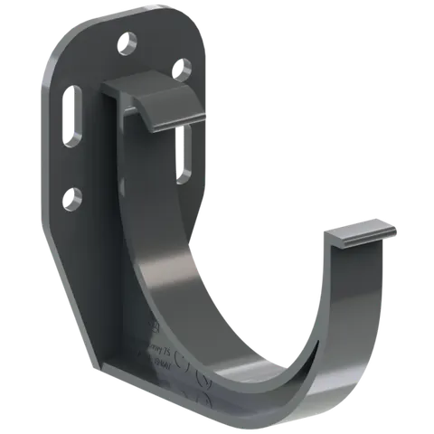 Krop PVC Hak doczołowy 130 RAL 8019 (brąz)
