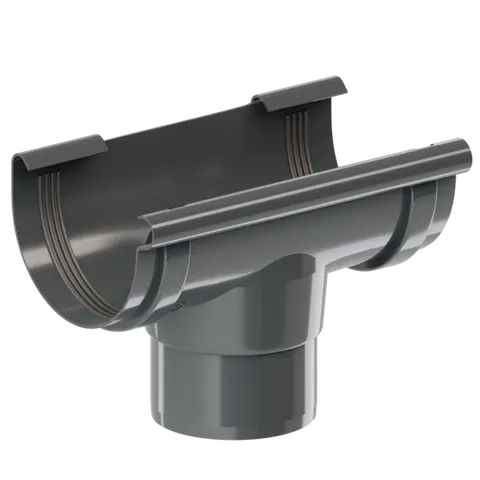 Krop PVC Lej spustowy 130/90 RAL 8019 (brąz)