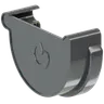 Krop PVC Denko lewe 130 RAL 7016 (grafit)