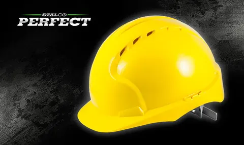 Hełm pomarańczowy przemysłowy STALCO PERFECT