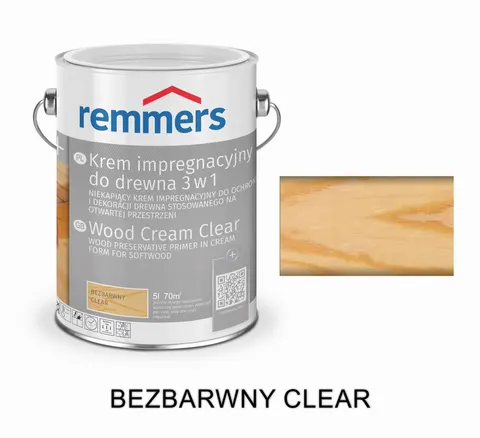 Krem impregnacyjny do drewna 2,5L bezbarwny