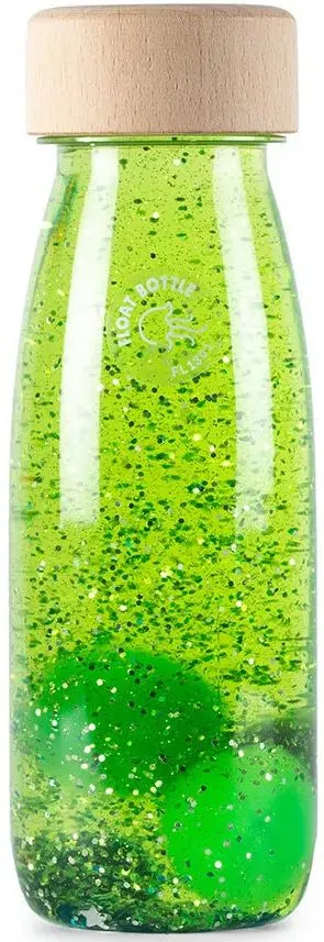 Butelka sensoryczna FLOAT zielona | Petit Boum 47635