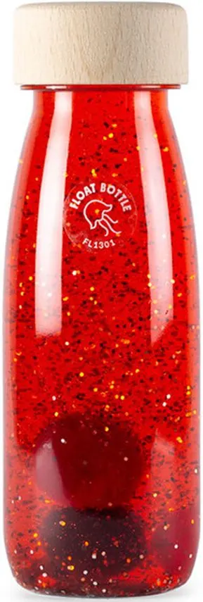 Butelka sensoryczna FLOAT czerwona | Petit Boum 47638