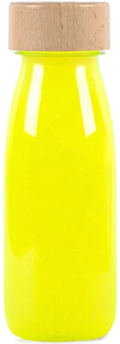 Butelka sensoryczna FLOAT NEON żółta | Petit Boum 47677