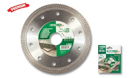 Tarcza diamentowa 12,5 cm PREMIUM do ceramiki