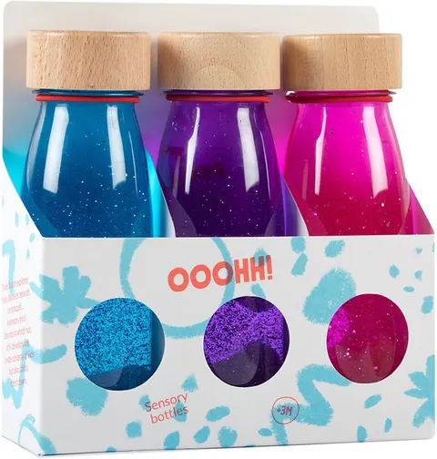 Zestaw 3 Butelek sensorycznych FLOAT MAGIA | Petit Boum 47652