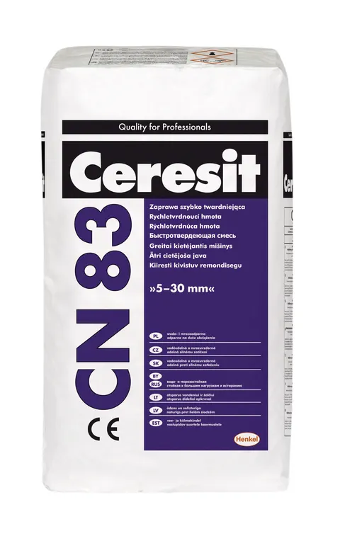 Ceresit CN 83, 25 kg, zaprawa szybkotwardniejąca
