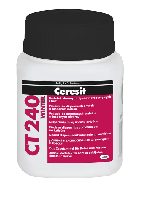 Ceresit CT 240 Winter, 100 ml, dodatek do tynków dyspersyjnych i farb