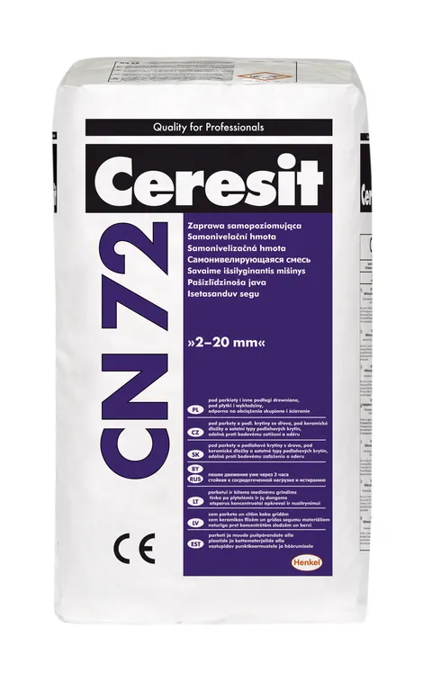 Ceresit CN 72 NIVEL FAST, 25 kg, zaprawa samopoziomująca