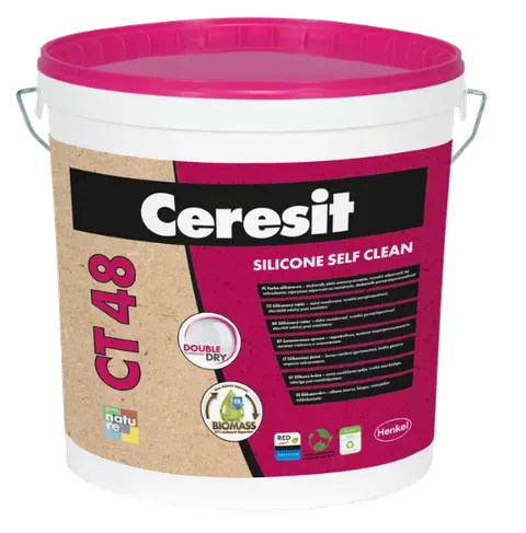 Ceresit CT 48 DOUBLE DRY, 15 l, farba silikonowa