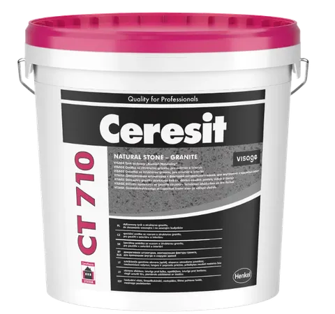 Ceresit CT 710 VISAGE, 20 kg, tynk ozdobny "Kamień Naturalny"