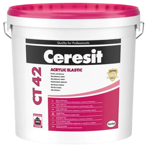Ceresit CT 42 grupa A, 15 l, farba akrylowa