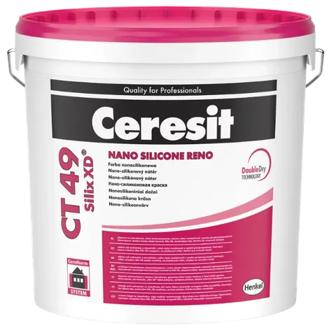 Ceresit CT 49 Silix XD grupa A, 15 l, farba nanosilikonowa