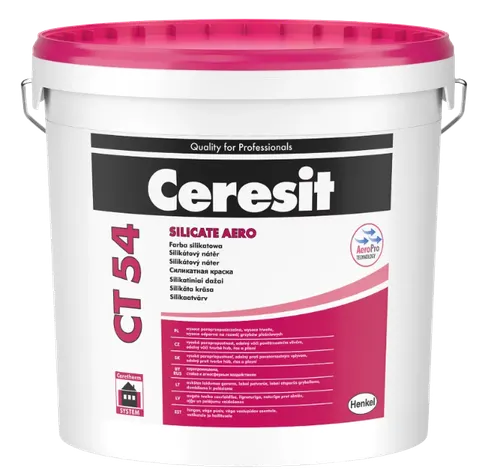 Ceresit CT 54 grupa A, 15 l, farba silikatowa