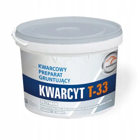 Grunt pod tynk PIGMENT Kwarcyt T-33 biały, 7 kg