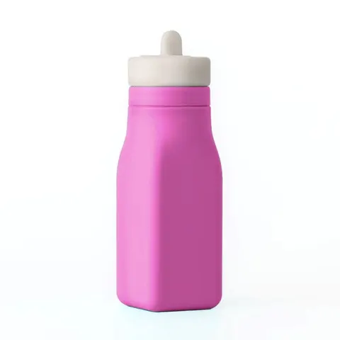 OmieBottle silikonowa butelka bidon dla dzieci PINK | OMIE