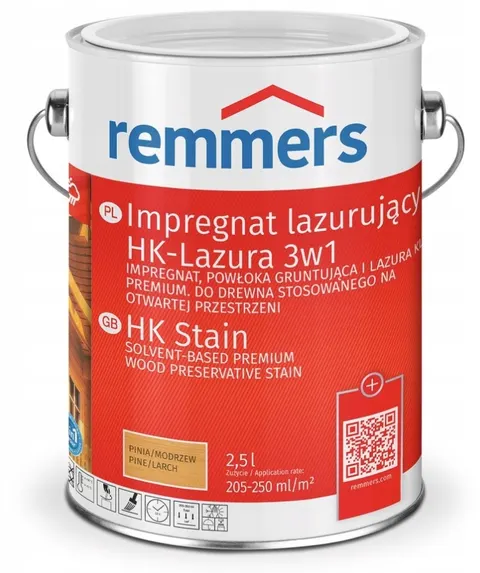 Impregnat Remmers lazurujący HK-Lazura 5L biały