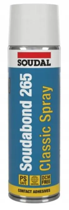 Klej spray do folii i membran Soudal 500 ml