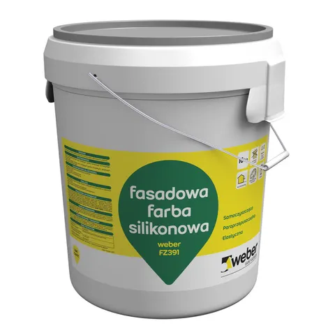 Farba fasadowa silikonowa WEBER FZ391, 25 kg