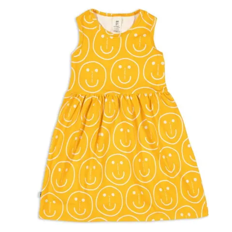 Sukienka na ramiączkach TANK DRESS ORANGE SMILEY