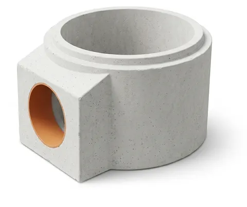 Wpust betonowy 450 element 3a z mufą 200 PVC-U, H350 mm
