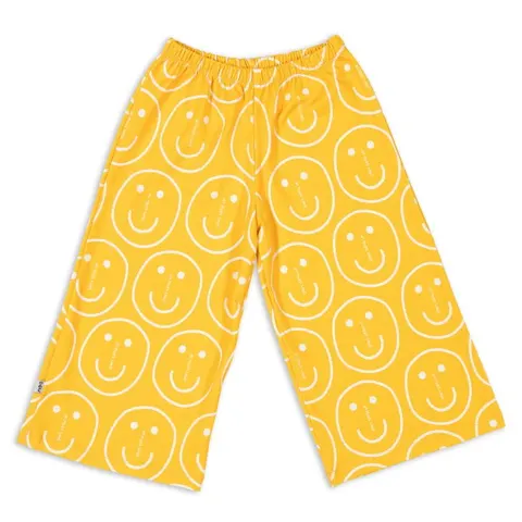 Spodnie CULOTTE PANTS ORANGE SMILEY